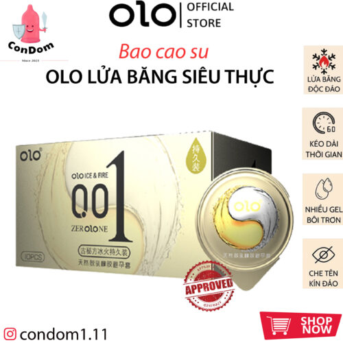 Bao cao su OLO lửa băng vàng