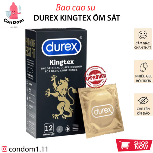 Bao cao su Durex Kingtex