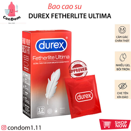 Bao cao su Durex Fetherlite