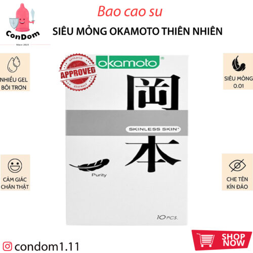 Bao cao su Okamoto siêu mỏng
