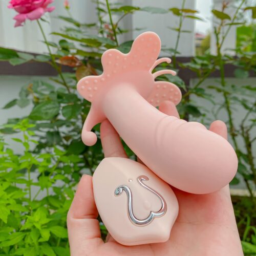 Chip Rung Bướm Bướm Hình Dương Vật Gân T31