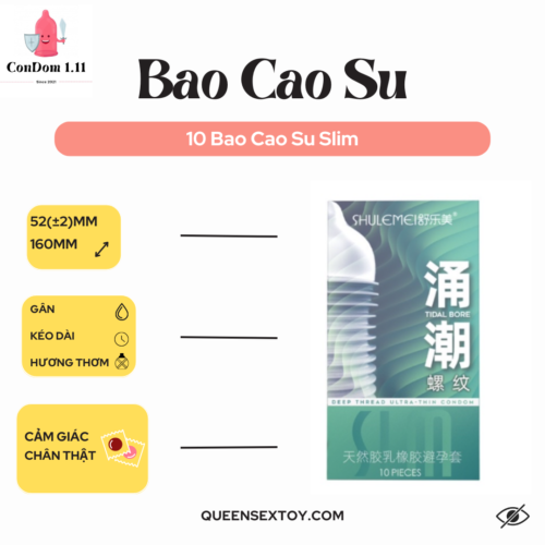 Bao Cao Su Slim Gân