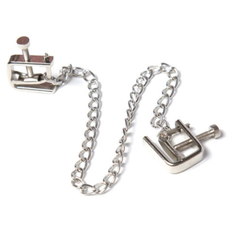Kẹp ti kim loại có dây xích bdsm