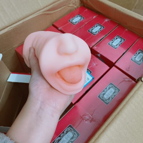 T126 Cốc thủ dâm silicon 2 đầu siêu lưỡi